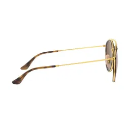 Ray-Ban 0RB3647N Dark Brown Polarized Icons Round Sunglasses - 51 mm image 4