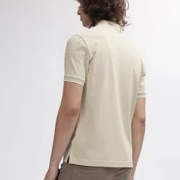 GANT Solid Polo Neck Regular Fit T-Shirt image 2