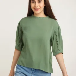 Zink London Green Top image 1