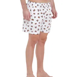 XYXX Blue & White Printed Cotton Boxers (Pack Of 2) image 4