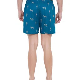 XYXX Blue & White Printed Cotton Boxers (Pack Of 2) image 3