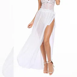 For You For Me Women White Nylon Baby Dolls-picture-39