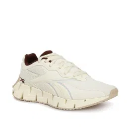 Reebok Women's Zig Dynamica 4 Off White Running Shoes image 2