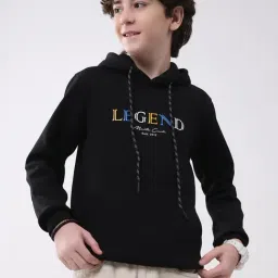 Monte Carlo Boys Black Printed Hooded Sweatshirt-picture-25
