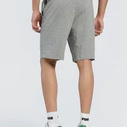 Puma Medium Grey Cotton Regular Fit Sports Shorts image 2