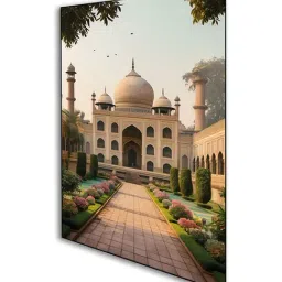 Nestroots Iconic Taj Mahal Canvas Series Black Frame Wall Painting - Set of 3 image 4