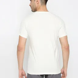 UnderJeans by Spykar White Regular Fit T-Shirt image 2