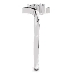 Sparkles 14K (585) White Gold Lab Grown Diamond 0.07 Ct Lumora Promise Ring image 4