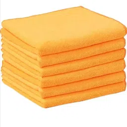 Sheen & Shine 30x40 cm Orange Vehicle Cleaning Cloth Pack of 6 Pcs-image-73