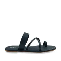 The Madras Trunk Women's Sugar Blue Cross Strap Sandals-picture-43
