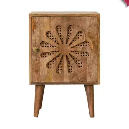 Artisan Furniture Rosalie Solid Brown Mango Wood Side Table-image-50