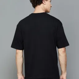 Forca by Lifestyle Black Regular Fit Printed Crew T-Shirt image 2