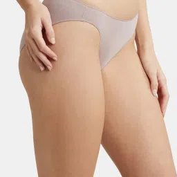 Jockey 1803 Women's Medium Coverage Micro Modal Mid Waist Bikini With Concealed Waistband image 2