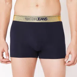 Underjeans By Spykar Multi Regular Fit Trunks - Pak of 2 image 2