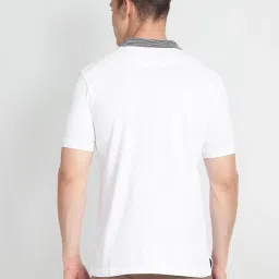 Arrow Sport White Cotton Regular Fit Polo T-Shirt image 2