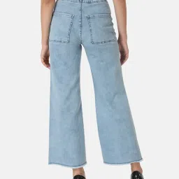 Kazo Wide Leg High Rise Denim With Belt image 2