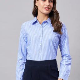 Style Quotient Blue Striped Shirt-picture-34