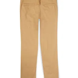 Gini & Jony Kids Beige Solid Trousers image 2