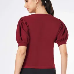 Annabelle By Pantaloons Cabernet Regular Fit Top image 2