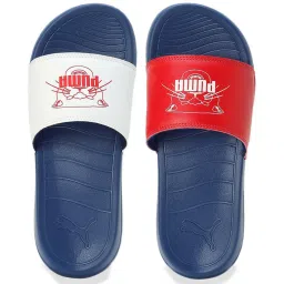 Puma Kids Popcat 20 Jr V1 Clyde Royal Blue & Red Casual Slides image 2