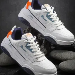 Asian Men's VEGAS-01 White & Orange Sneakers-picture-21