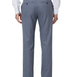 Park Avenue Blue Regular Fit Trousers image 2