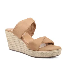 Inc.5 Women's Beige Casual Wedges image 2