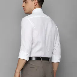 Louis Philippe White Regular Fit Shirt image 2