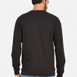 Octave Black Regular Fit Sweatshirt image 2
