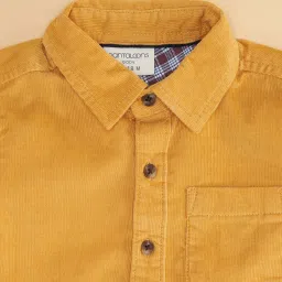 Pantaloons Baby Yellow Cotton Regular Fit Full Sleeves Shirt image 2
