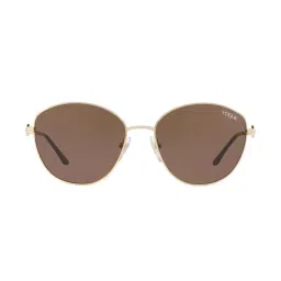 Vogue Eyewear 0VO4091BI Brown Timeless Round Sunglasses - 56 mm image 1