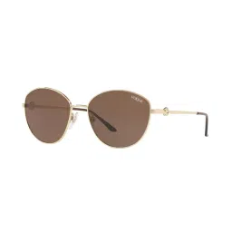 Vogue Eyewear 0VO4091BI Brown Timeless Round Sunglasses - 56 mm image 2