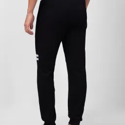Kenneth Cole Black Slim Fit Printed Joggers image 2