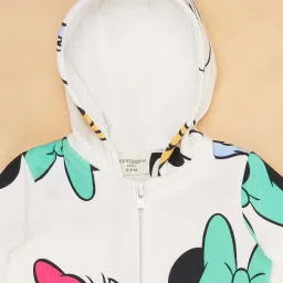 Pantaloons Baby White Cotton Printed Full Sleeves Sweatshirt image 2