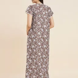 Sweet Dreams Brown Printed Nighty image 2