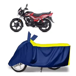 Auto Pearl Two Wheeler Cover for TVS Star City Plus BS6 - Yellow, Blue-picture-29
