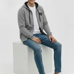 Nautica Alphanumeric Applique Hooded Sweatshirt image 2