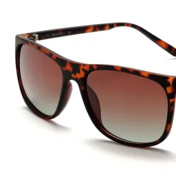 Nautica NA2022P Brown Polarized Square Sunglasses image 2