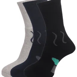Dollar Multi Cotton Self Pattern Socks - Pack of 3 image 1
