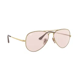 Ray-Ban Unisex Photocromic Pink Lens Pilot Sunglasses - 0RB3689001/T558 image 5