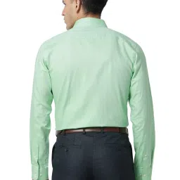 Raymond Green Cotton Classic Fit Texture Shirts image 2