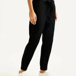 Levi's Black High Rise Regular Fit Joggers image 3