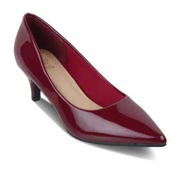 Tresmode Women's Wine Stiletto Pumps image 2