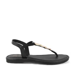 Tresmode Women's Black Sling Back Sandals image 2