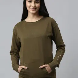 Enamor Green Cotton Sweatshirt-picture-38