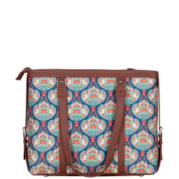 zouk Womens Multicoloured Printed Office Shoulder Bag for 15.6 Inch Laptop image 3