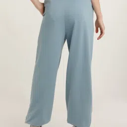 Zink London Blue Regular Fit High Rise Joggers image 2