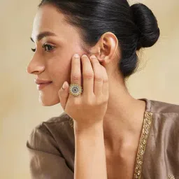 Fabindia Brass Adjustable Ring image 2