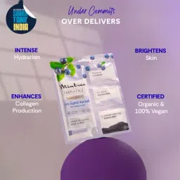 Mintree Blueberry 5 Steps DIY Home Facial Kit image 4