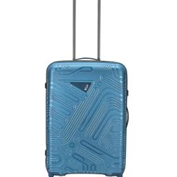 VIP Blue ION Geometric Medium Checked Luggage-picture-26